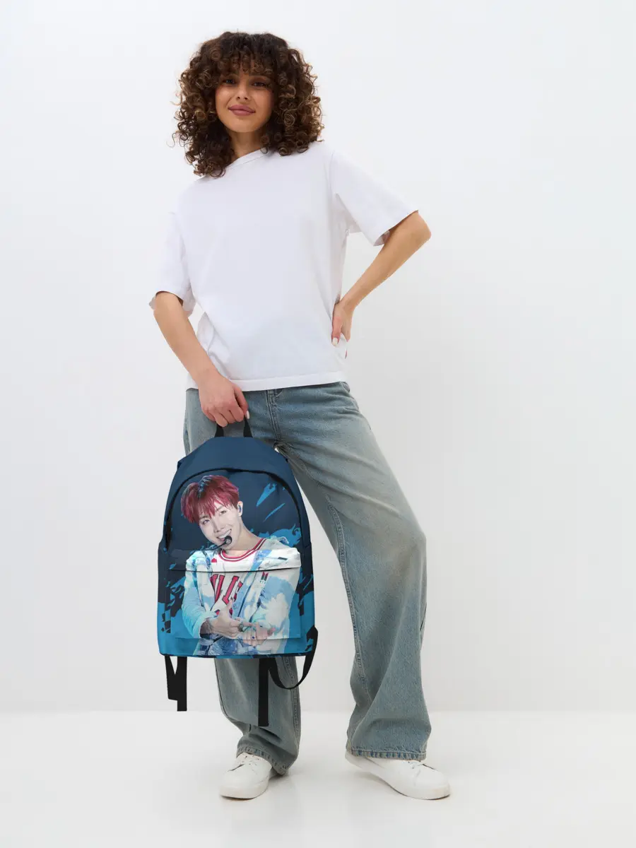 Рюкзак джинсовый / BTS