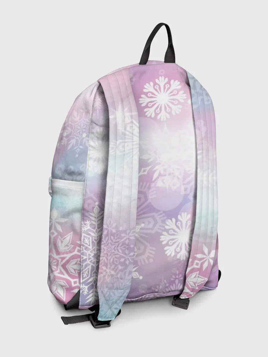 Рюкзак джинсовый / снежинки