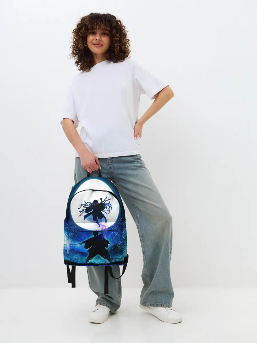 Рюкзак джинсовый / Клинок рассекающий демонов