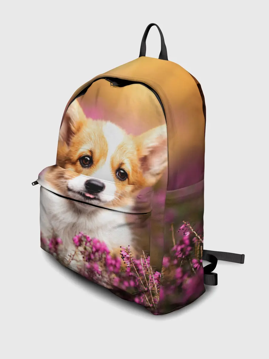 Рюкзак джинсовый / Вельш-корги