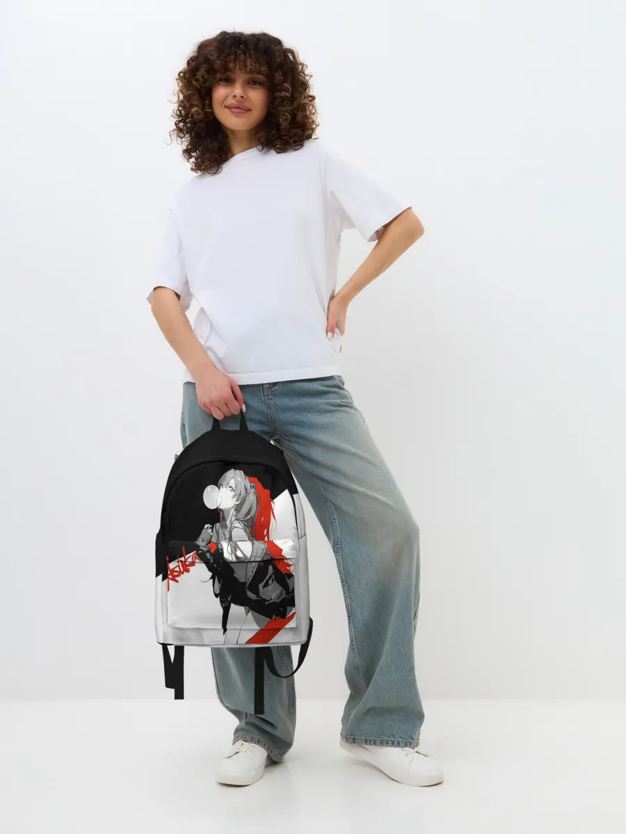 Рюкзак джинсовый / Asuka Langley Evangelion