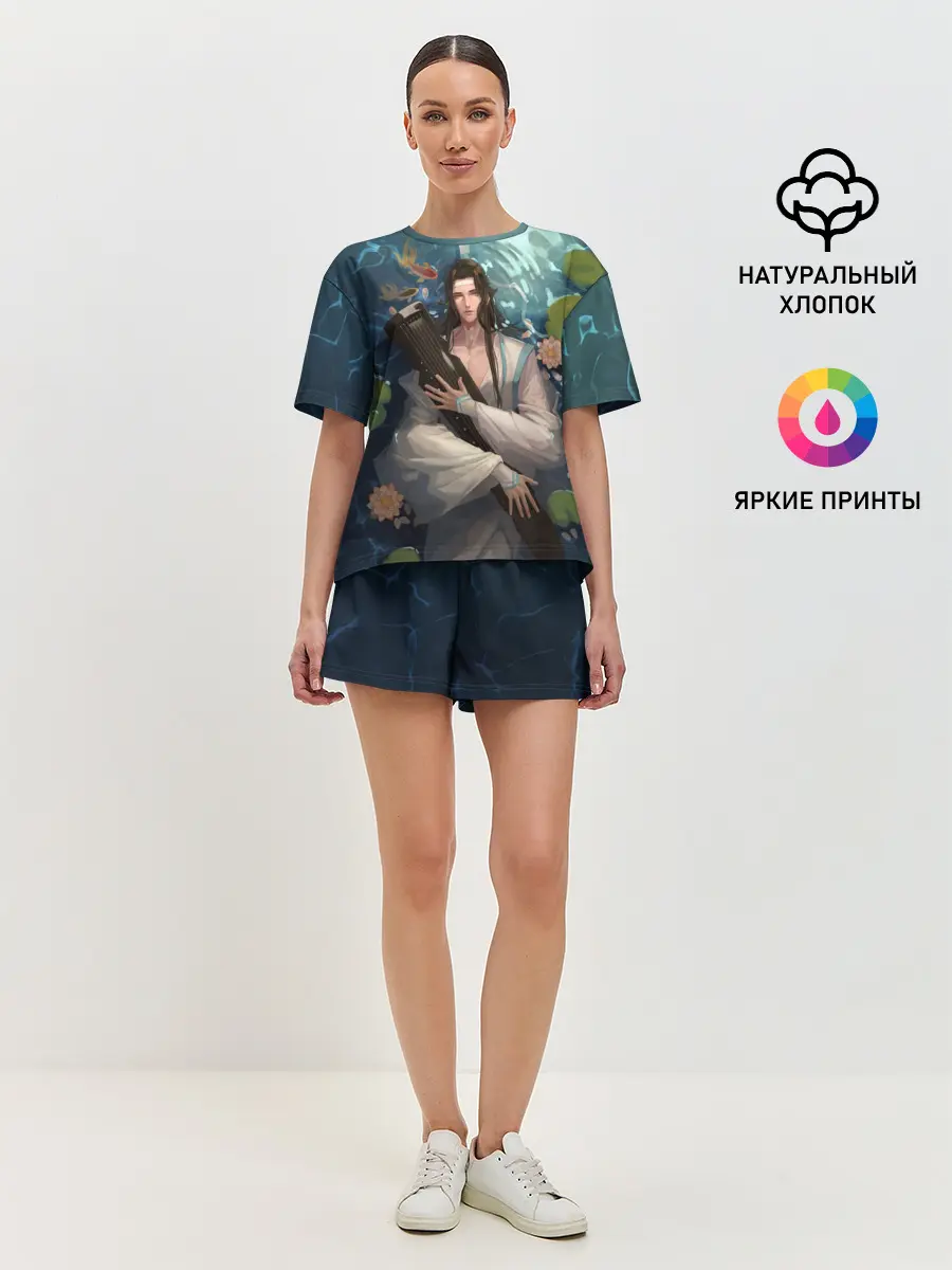 Женская пижама с шортами / Лань Чжань