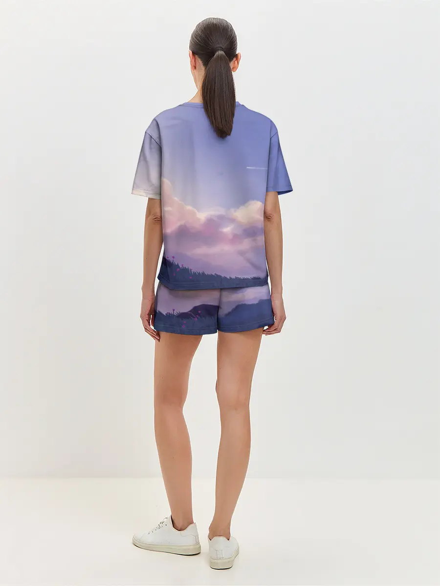 Женская пижама с шортами / Маркл и Пугало-Репка