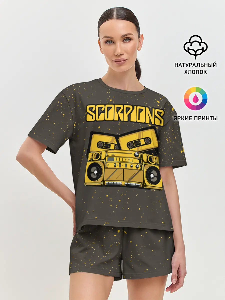 Женская пижама с шортами / Scorpions