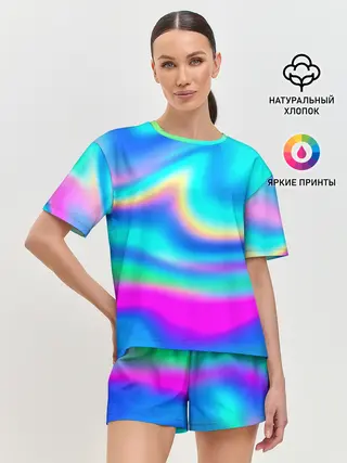 Женская пижама с шортами / ГРАДИЕНТ