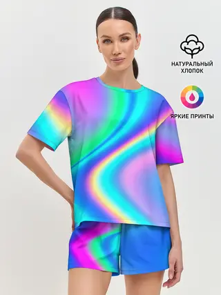 Женская пижама с шортами / ГРАДИЕНТ