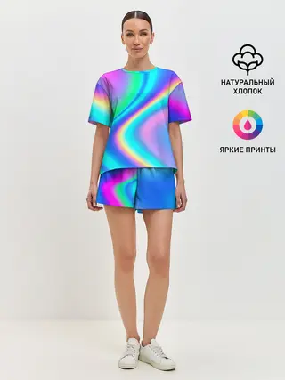 Женская пижама с шортами / ГРАДИЕНТ