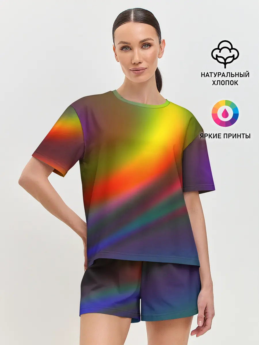 Женская пижама с шортами / ГРАДИЕНТ