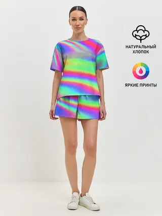 Женская пижама с шортами / GRADIENT