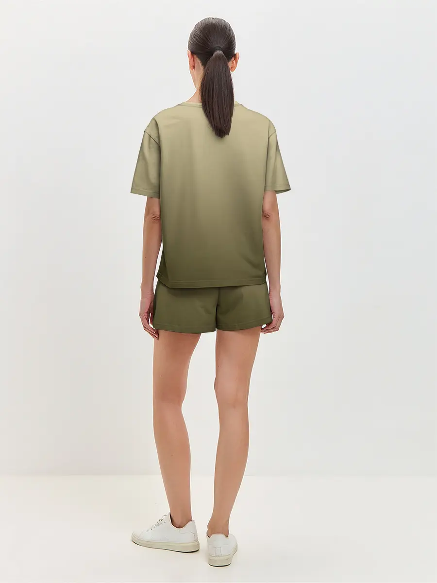 Женская пижама с шортами / сонная сова и кофе идеальное