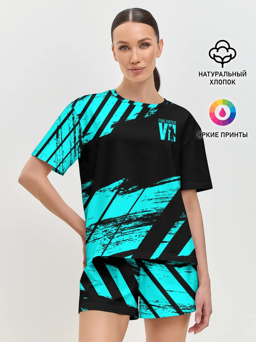 Женская пижама с шортами / Final Fantasy Cloud