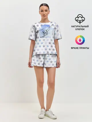 Женская пижама с шортами / gymnastics