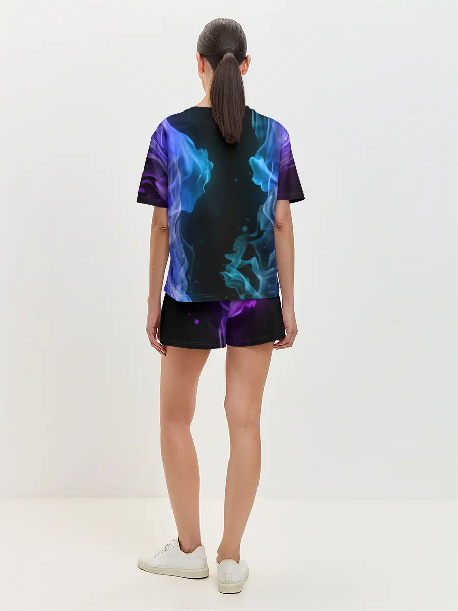 Женская пижама с шортами / Marshmello