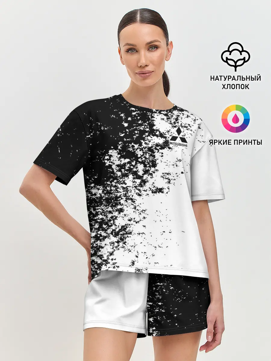Женская пижама с шортами / Mitsubishi
