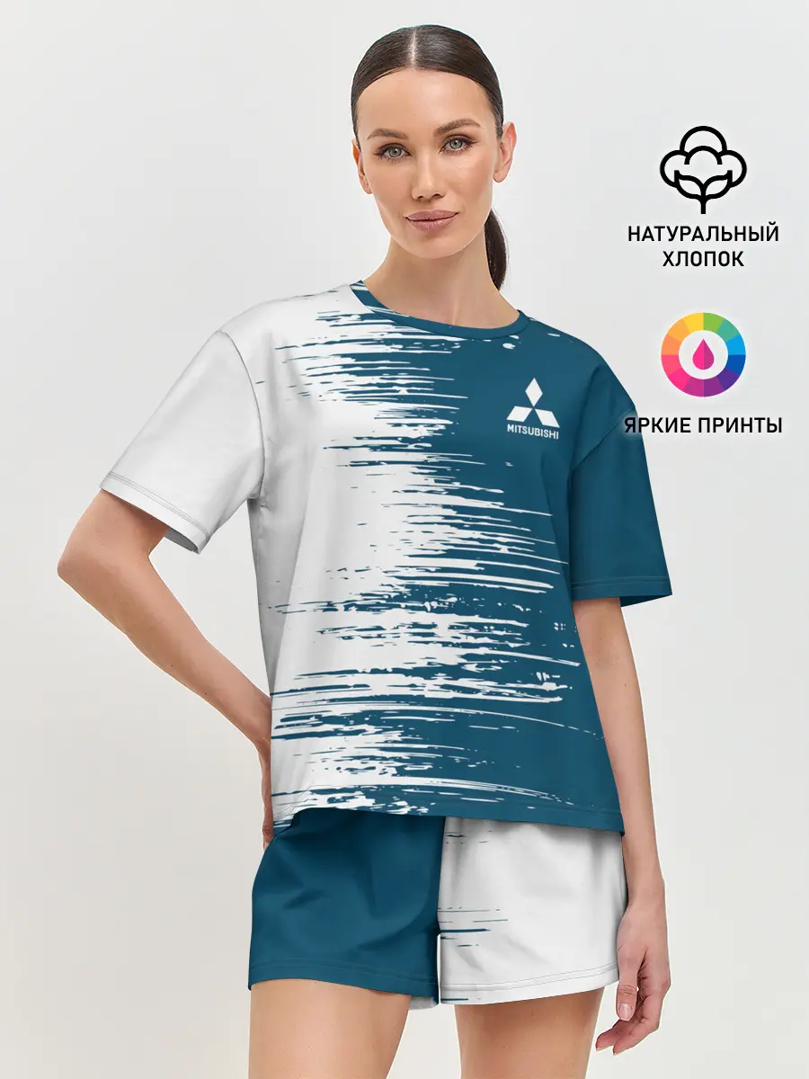 Женская пижама с шортами / Mitsubishi