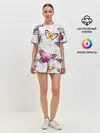 Женская пижама с шортами / Яркий рой