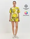 Женская пижама с шортами / Лимончики