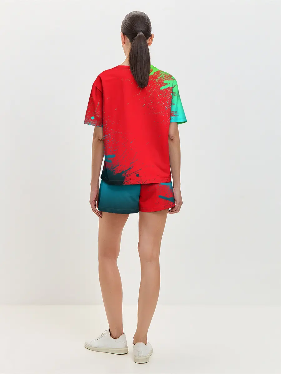 Женская пижама с шортами / SUBARU