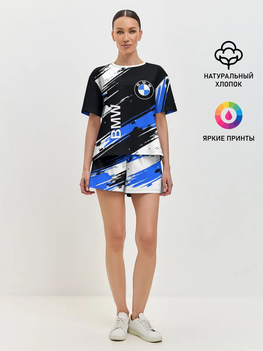 Женская пижама с шортами / BMW