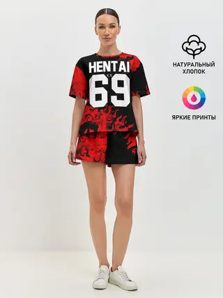 Женская пижама с шортами / HENTAI [02]