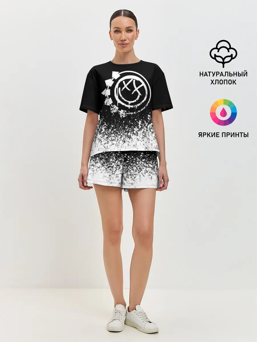 Женская пижама с шортами / Blink-182