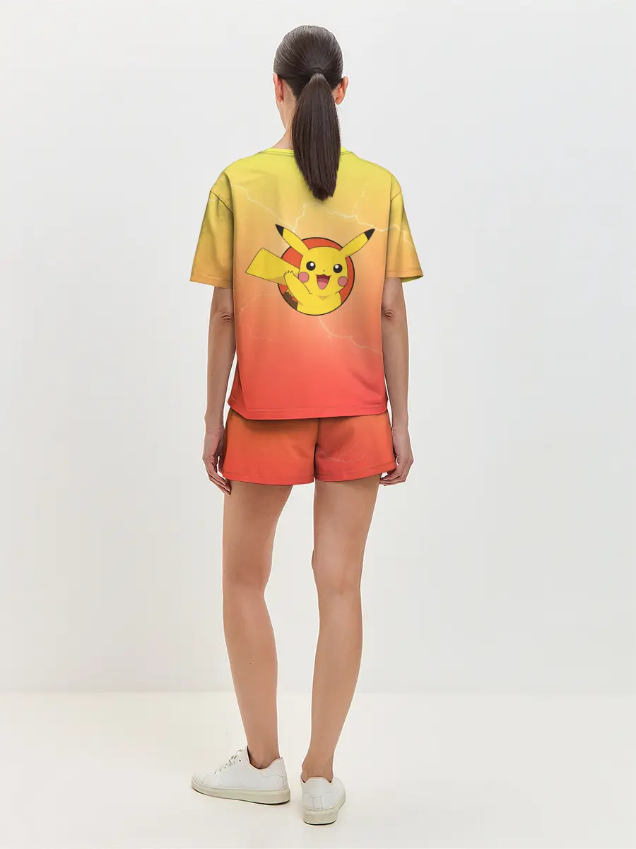Женская пижама с шортами / Пикачу
