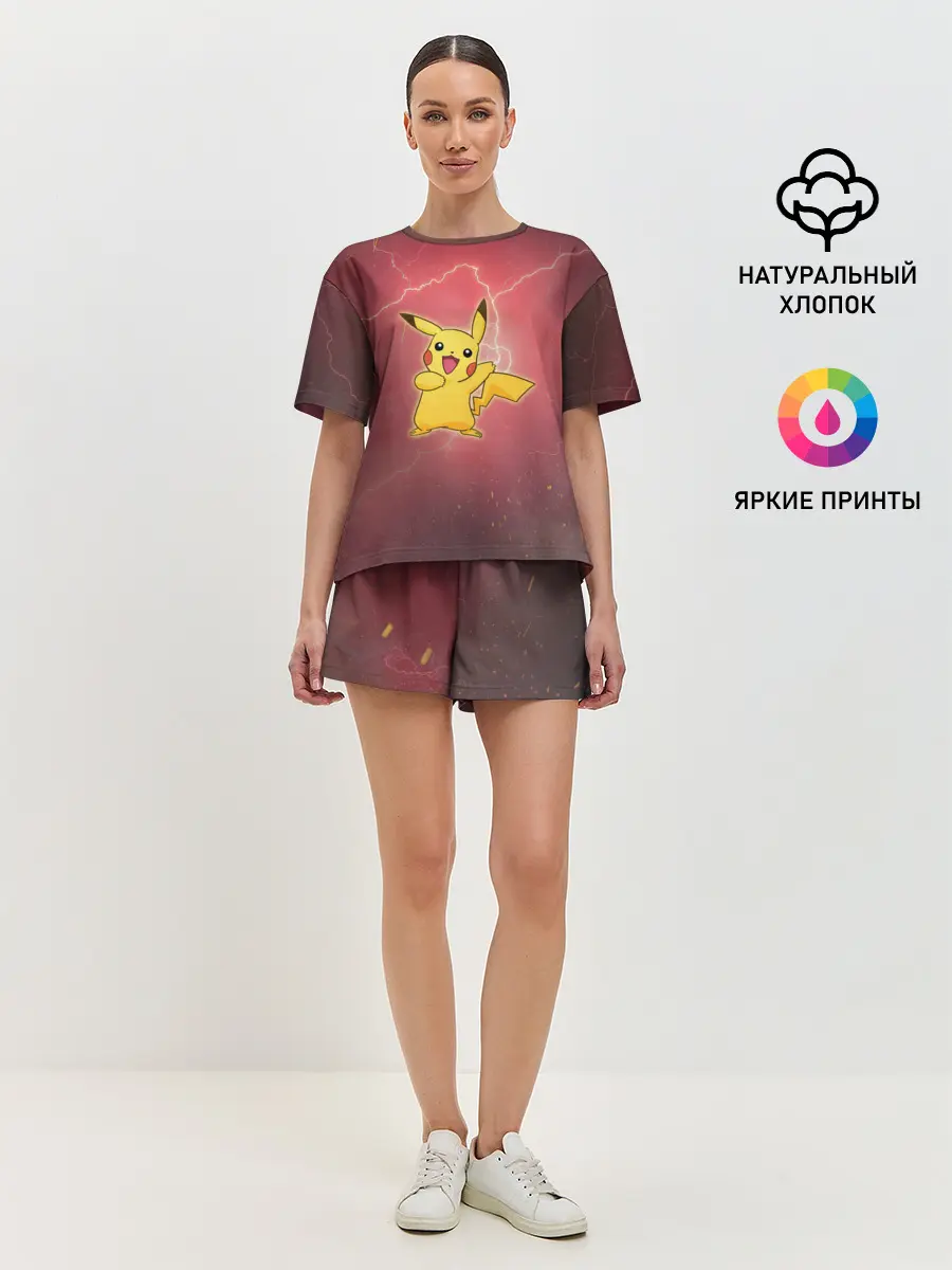 Женская пижама с шортами / Pokemon