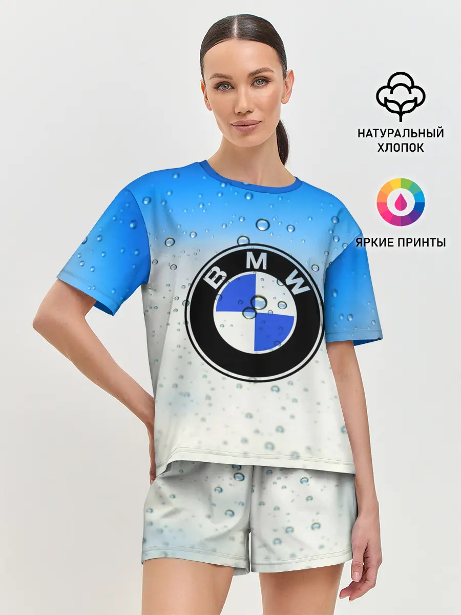 Женская пижама с шортами / BMW