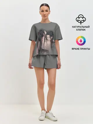 Женская пижама с шортами / Магистр дьявольского культа