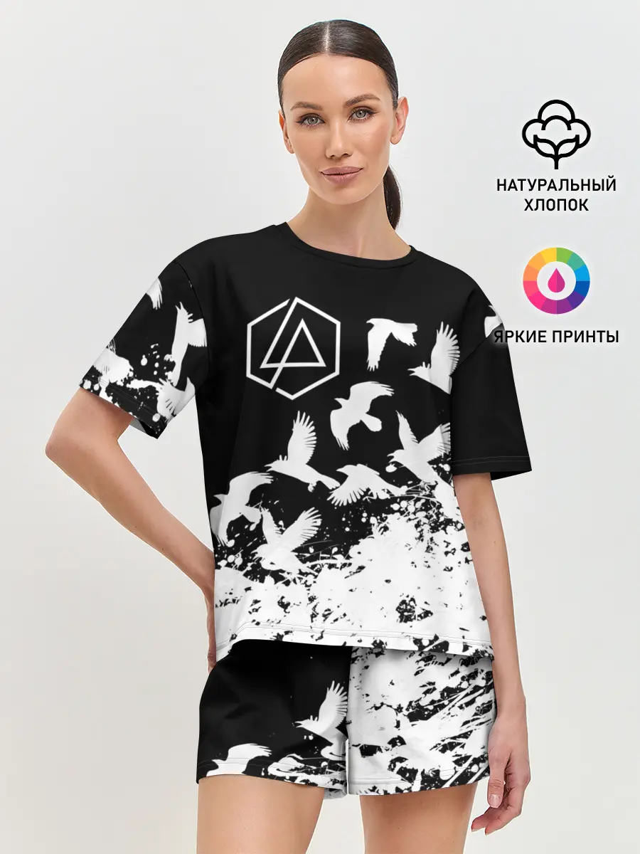 Женская пижама с шортами / LINKIN PARK [1]