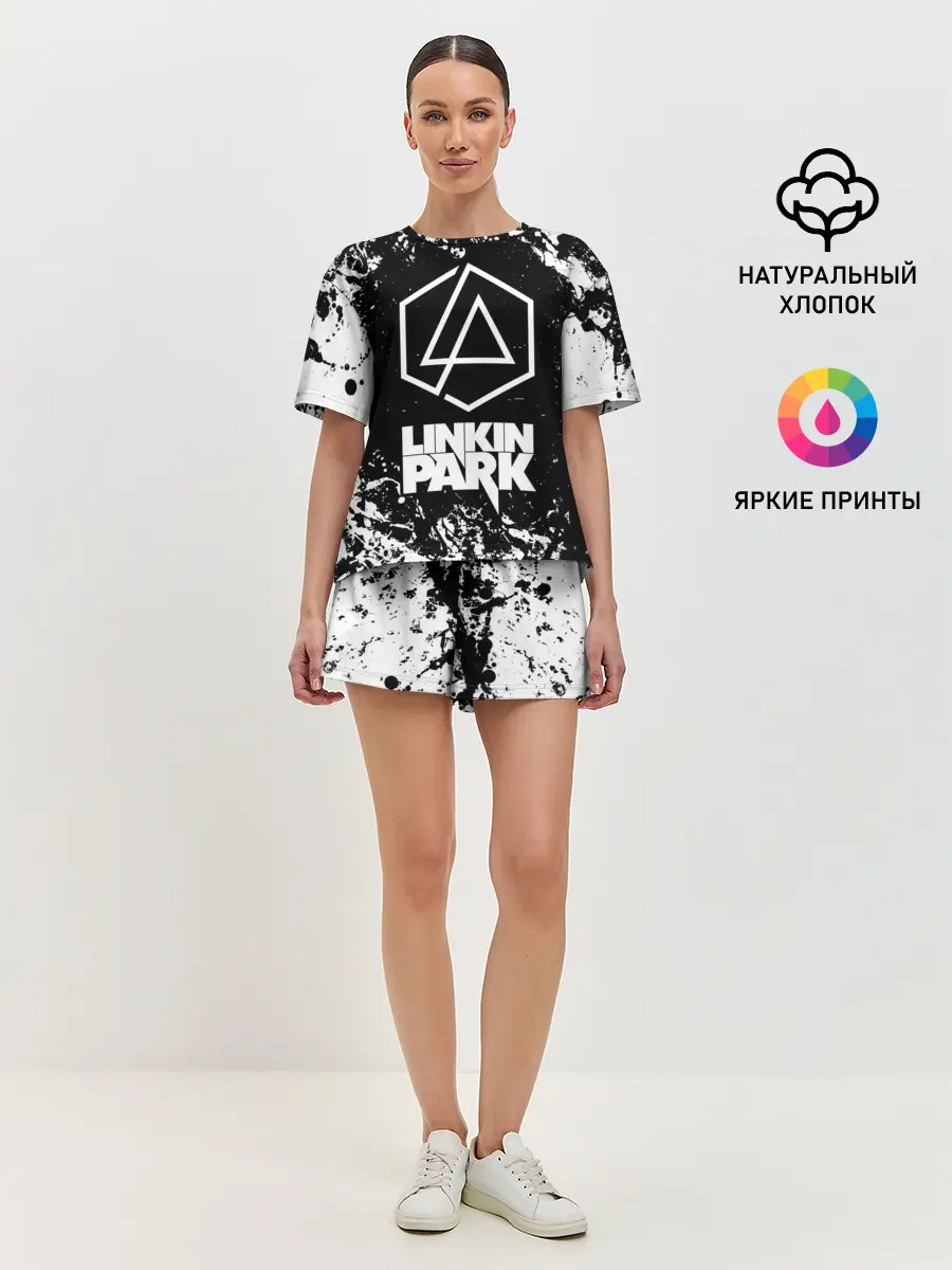 Женская пижама с шортами / LINKIN PARK [2]
