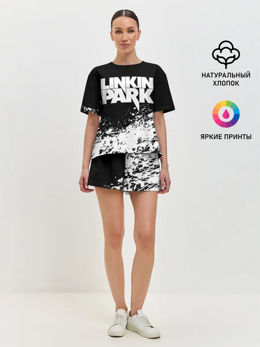 Женская пижама с шортами / LINKIN PARK [4]