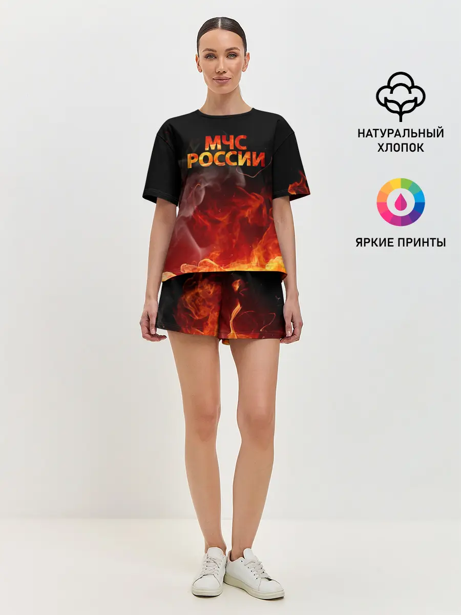 Женская пижама с шортами / МЧС России