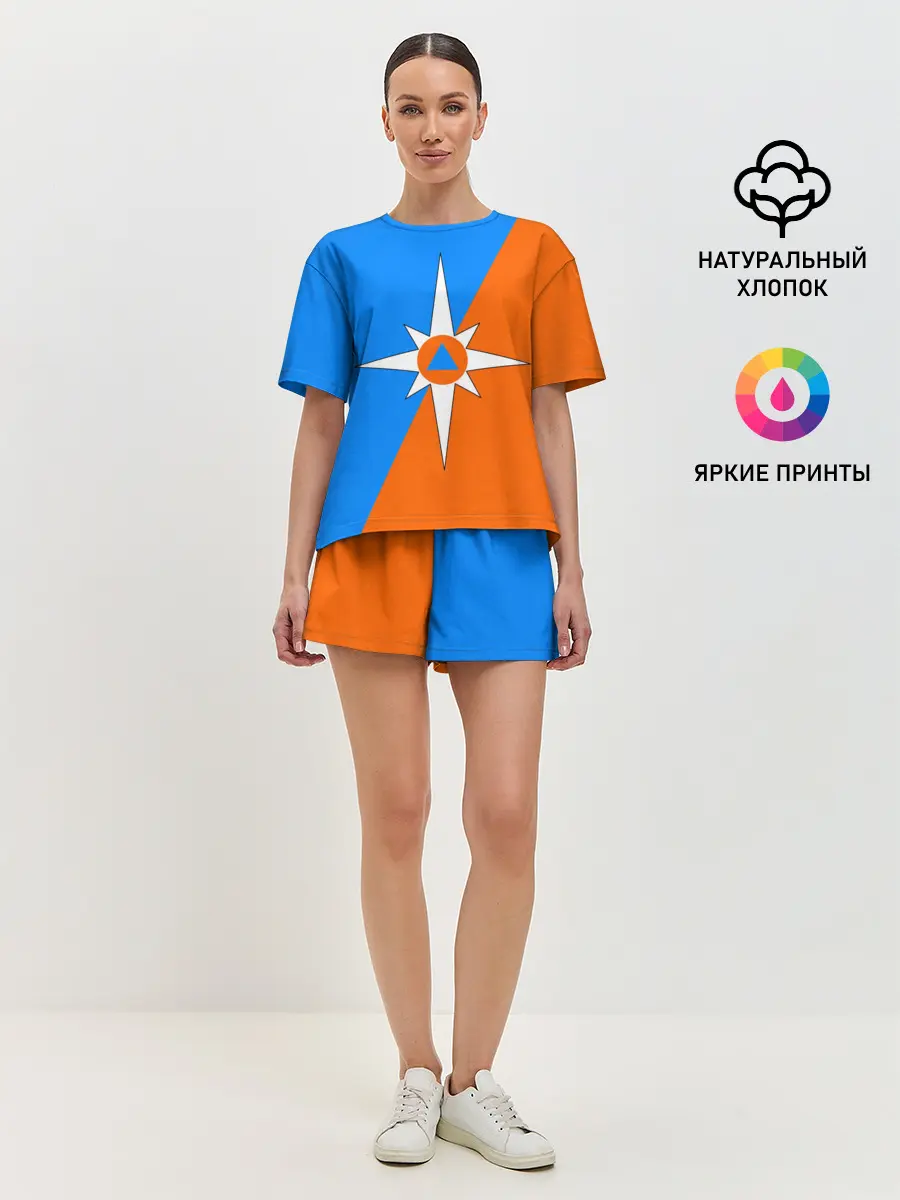 Женская пижама с шортами / МЧС России