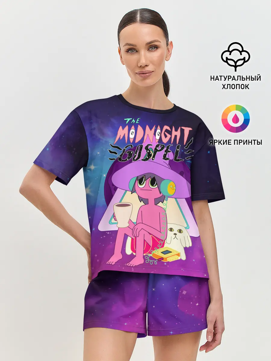 Женская пижама с шортами / The Midnight Gospel