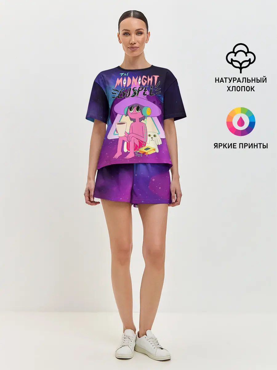 Женская пижама с шортами / The Midnight Gospel