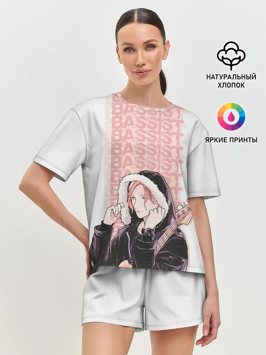 Женская пижама с шортами / Bassist