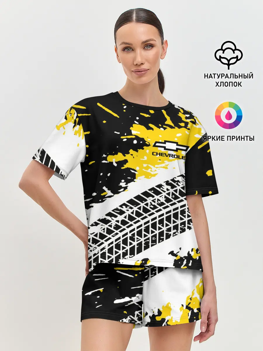 Женская пижама с шортами / CHEVROLET