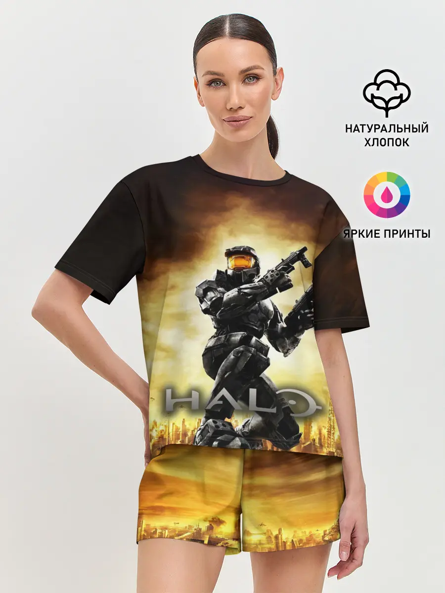 Женская пижама с шортами / Halo Infinite
