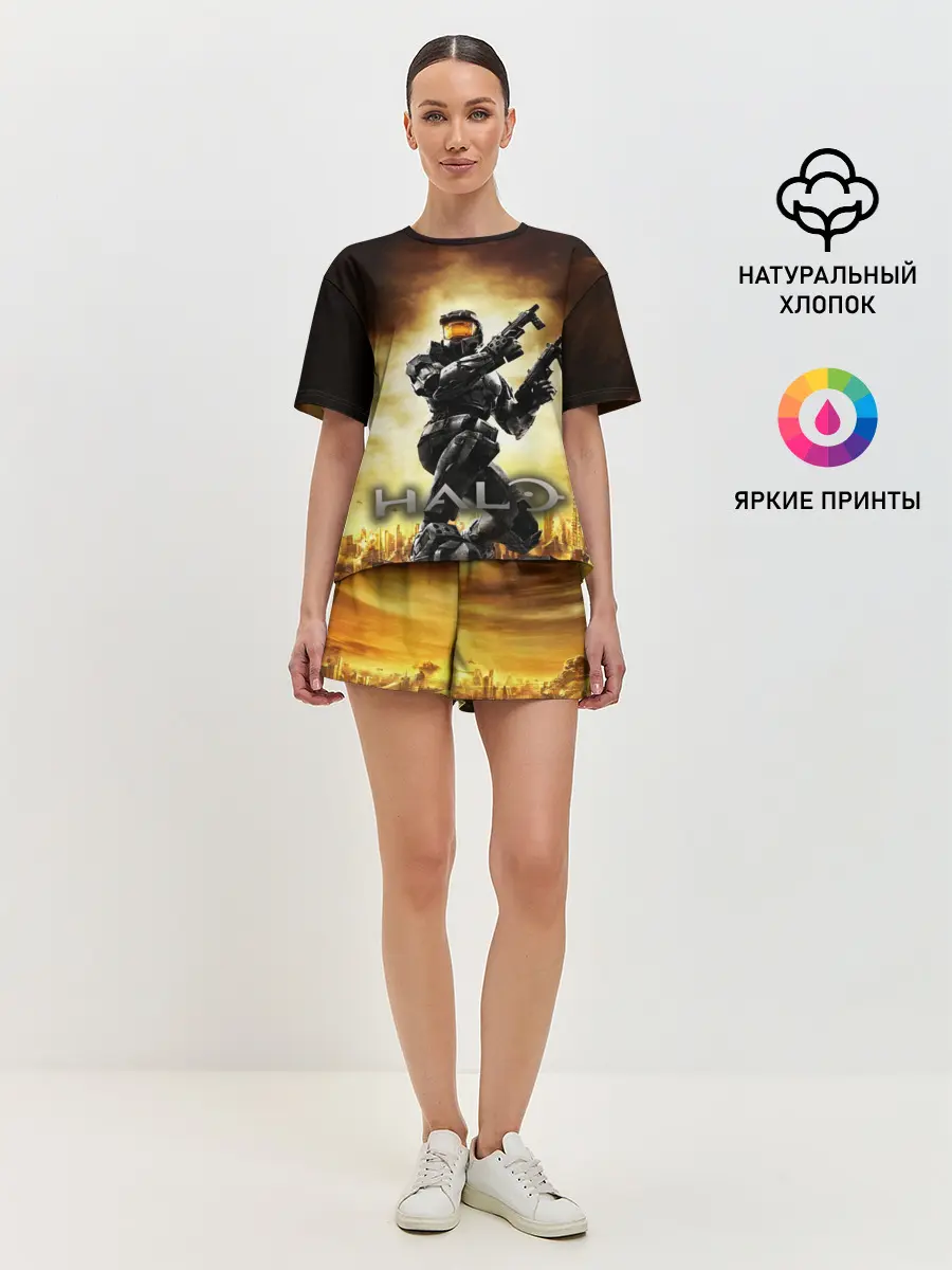 Женская пижама с шортами / Halo Infinite