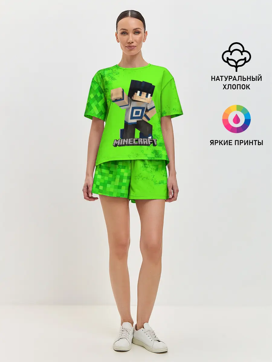 Женская пижама с шортами / MINECRAFT