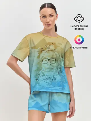 Женская пижама с шортами / P007_P004ooo2224483