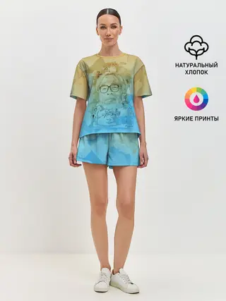 Женская пижама с шортами / P007_P004ooo2224483