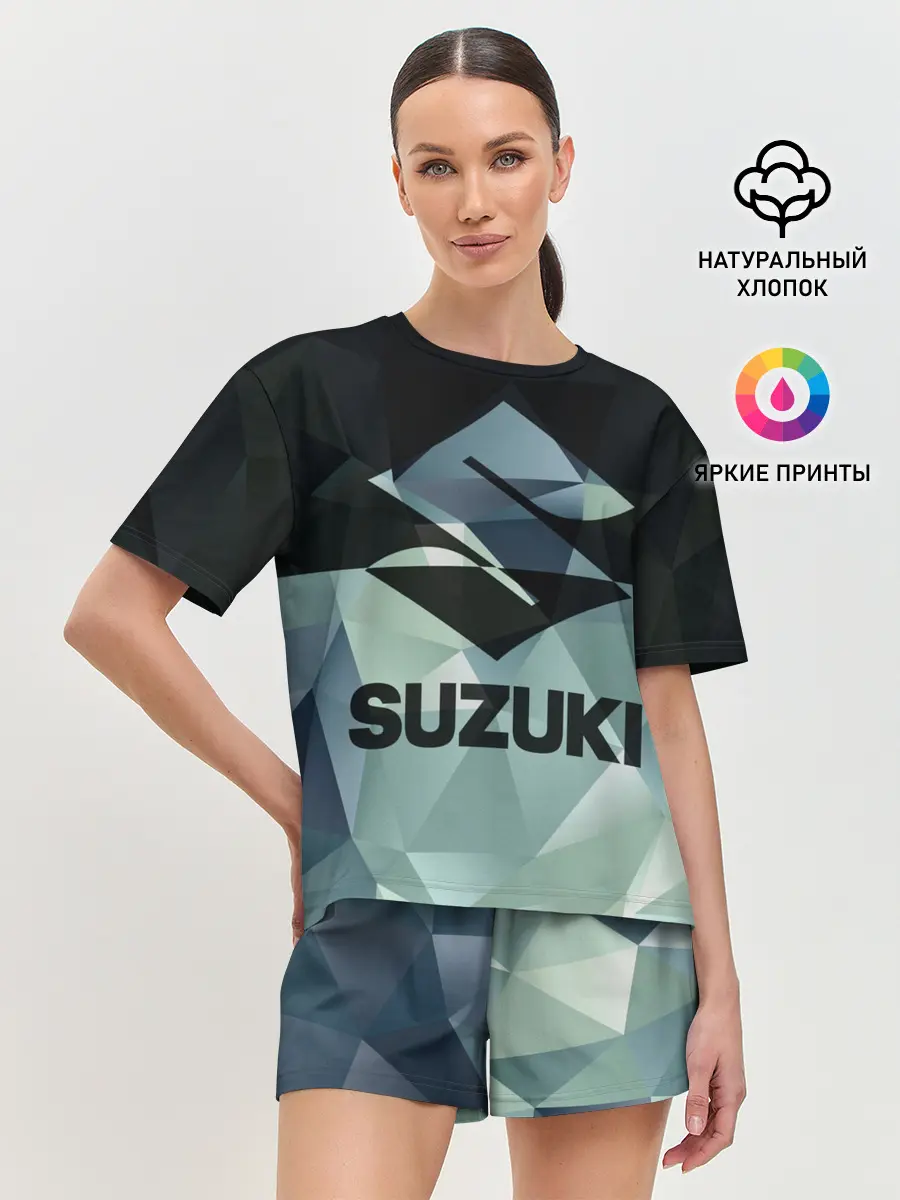 Женская пижама с шортами / SUZUKI