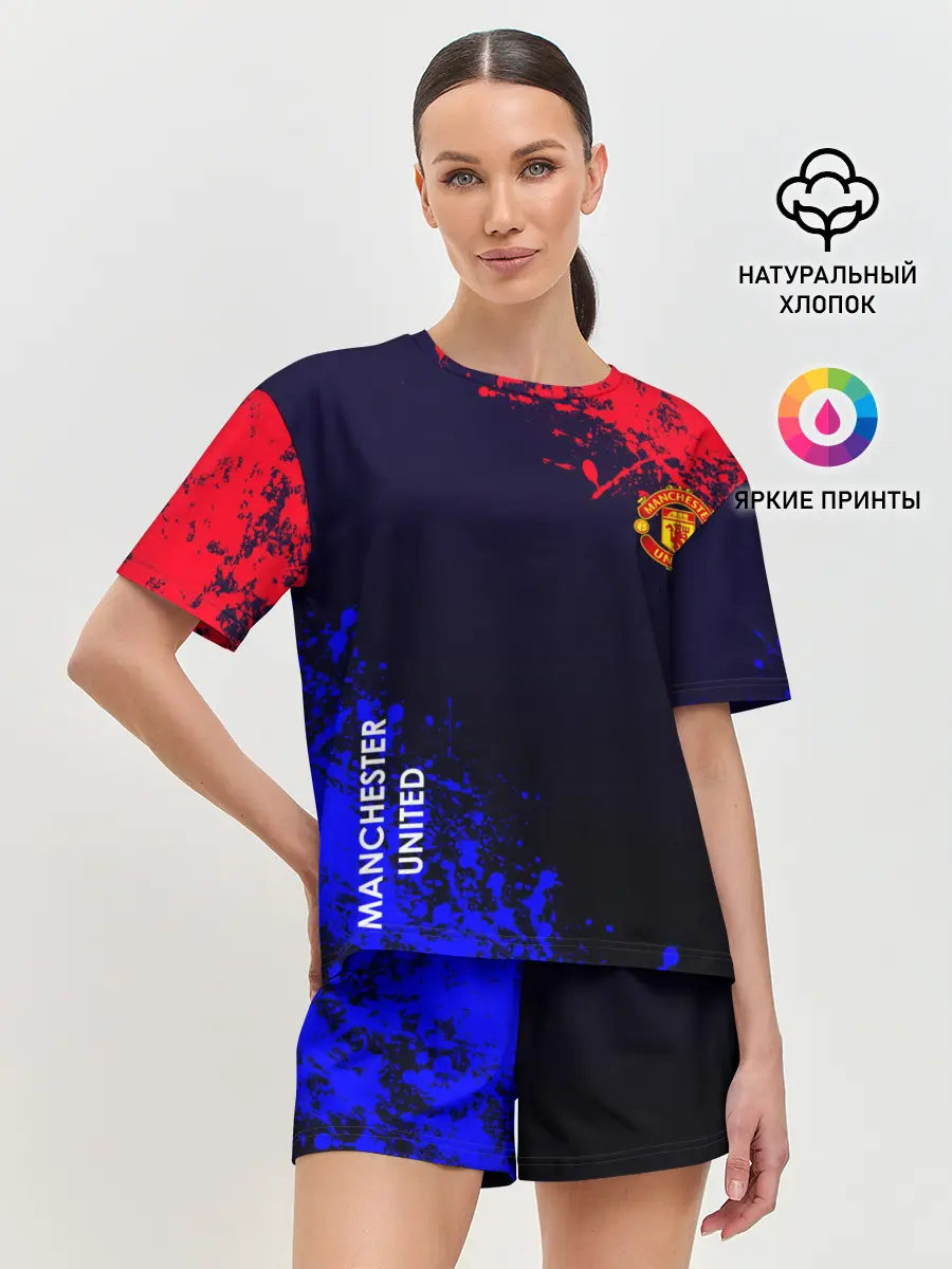 Женская пижама с шортами / Manchester United