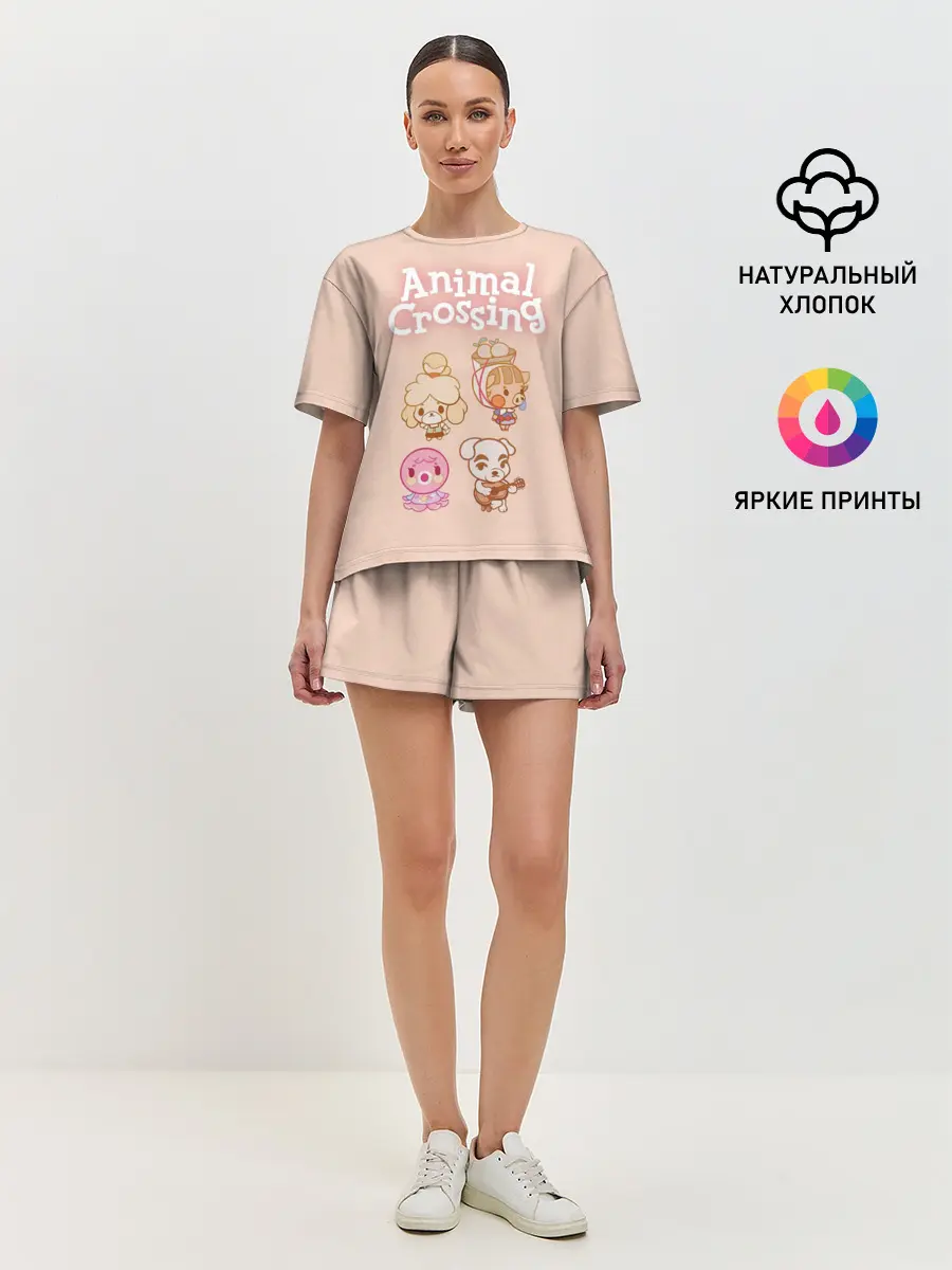 Женская пижама с шортами / Animal Crossing