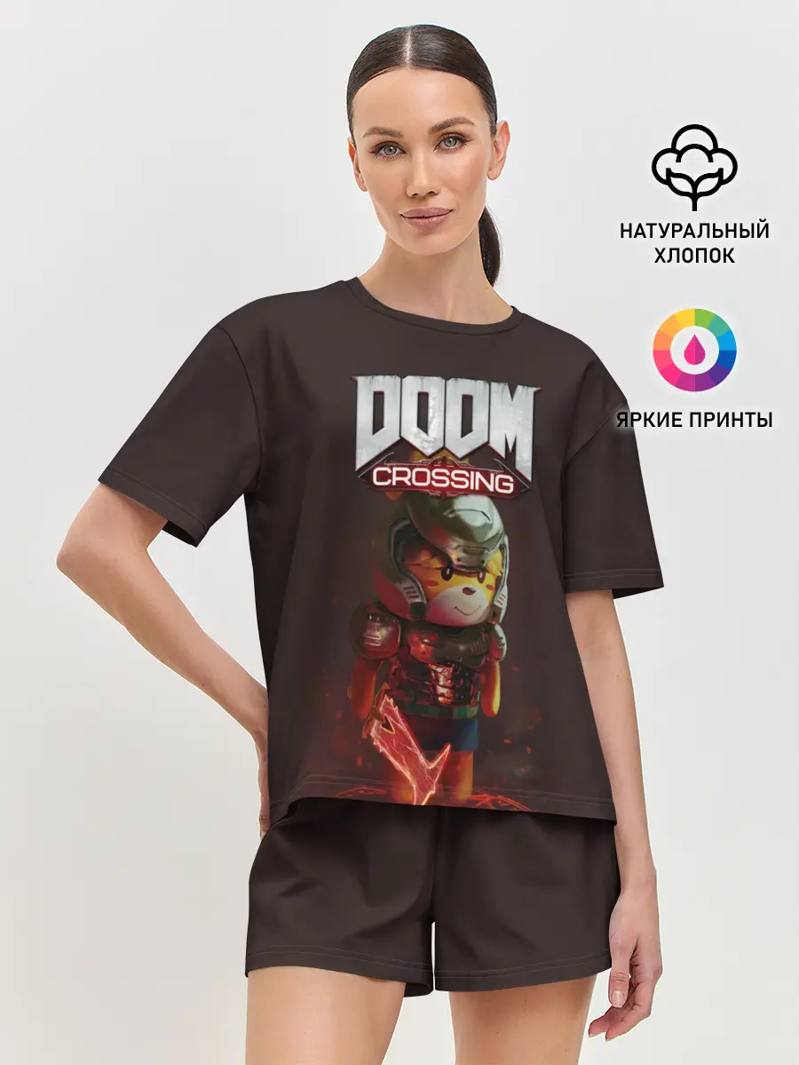 Женская пижама с шортами / Doom Crossing
