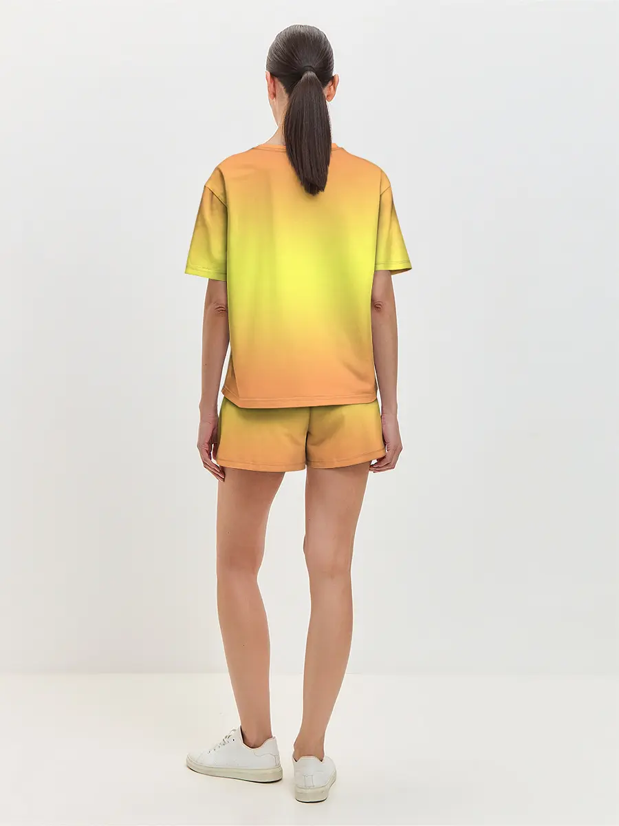 Женская пижама с шортами / Золотистый ретривер