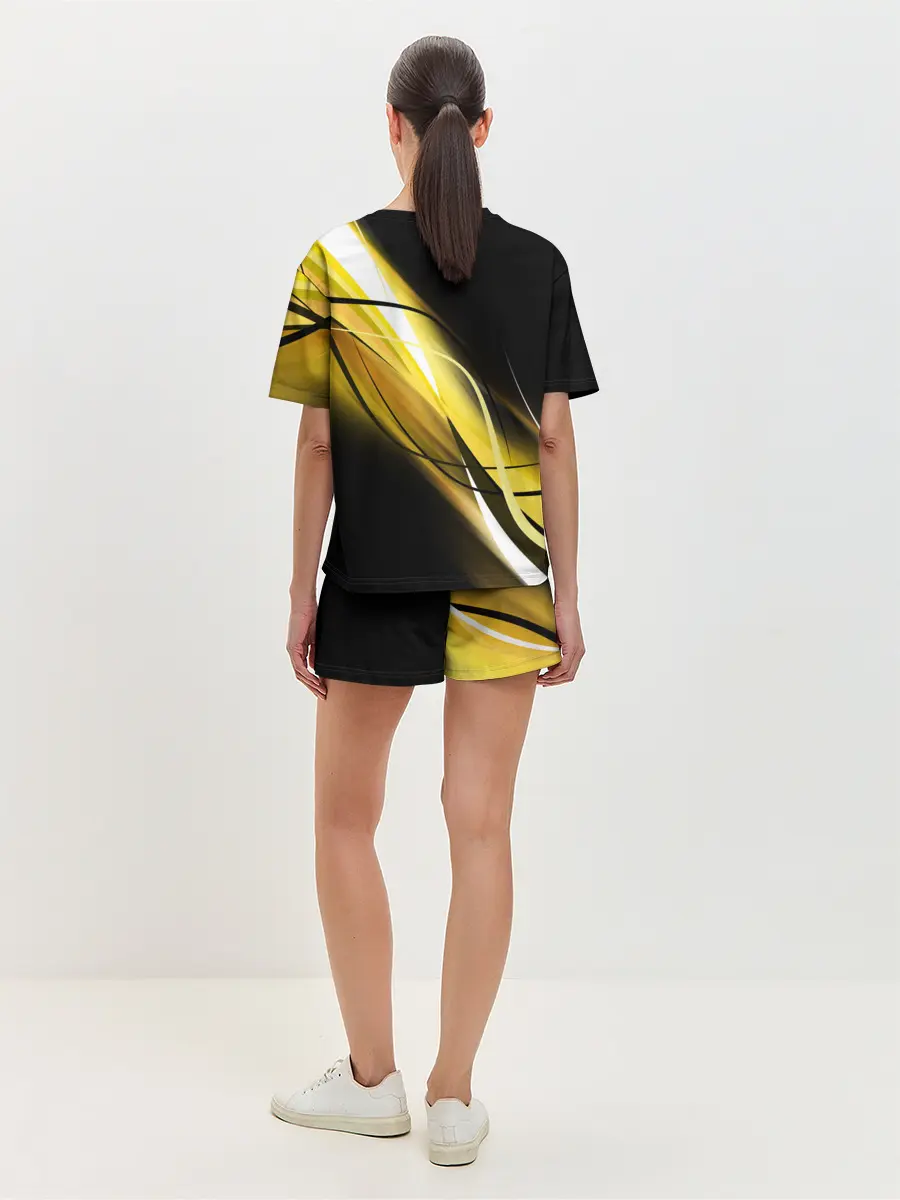 Женская пижама с шортами / GEOMETRY STRIPES