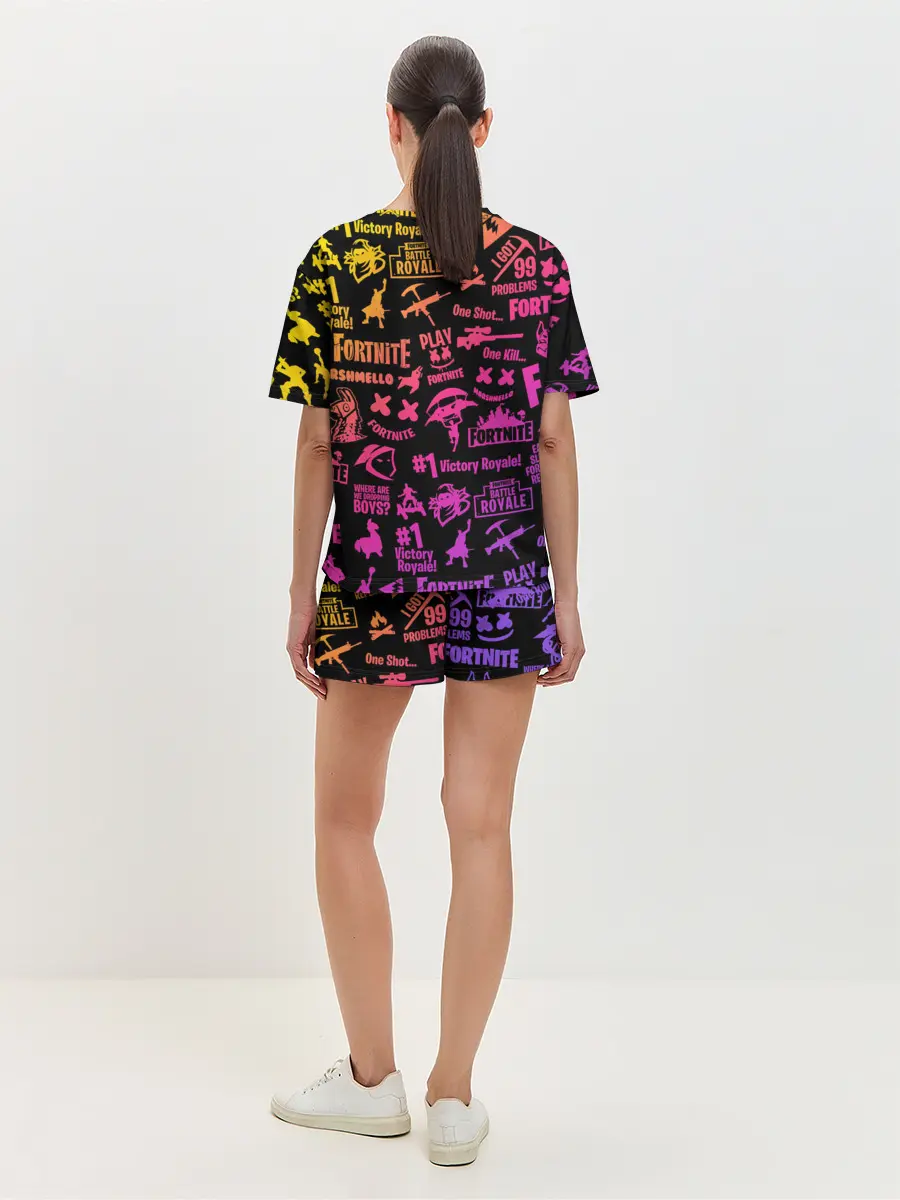 Женская пижама с шортами / FORTNITE PARTY EVENT / ФОРТНАЙТ